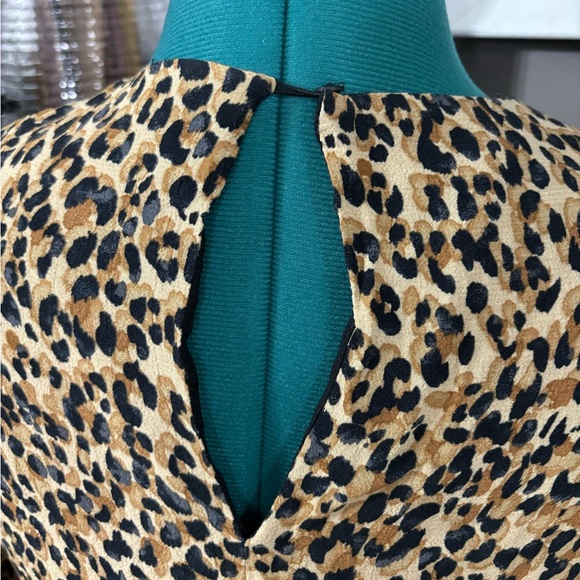 Zara long sleeve leopard babydoll dress - Picture 7 of 14